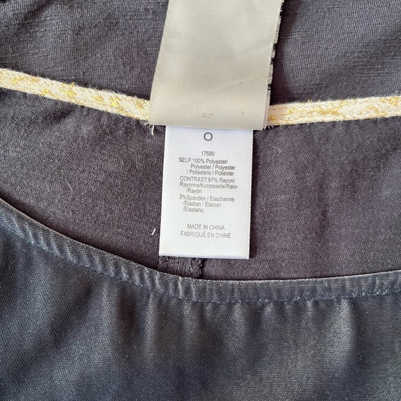 Anthropologie Dolan Cupro Top Grey Size Small - Picture 6 of 6